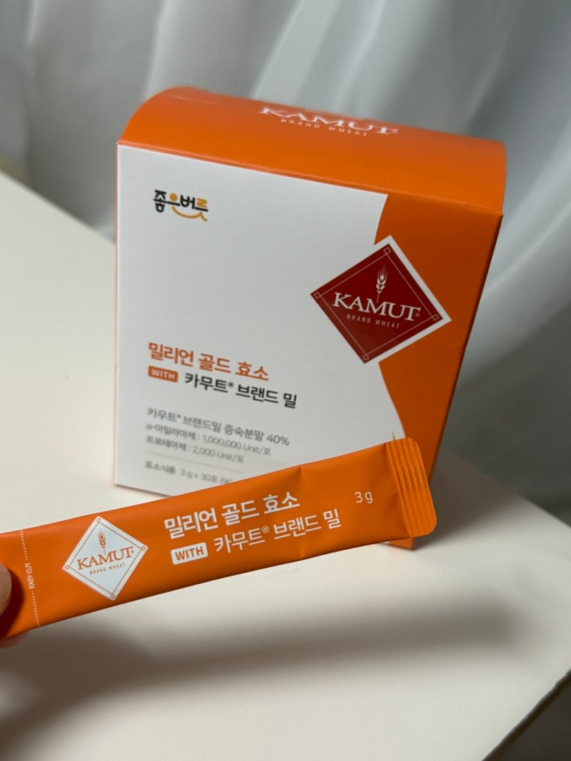 카무트효소 효능 역가수치 최대 라이프스토리 효소 후기 밀리언 골드 효소 with 카무트® 브랜드 밀