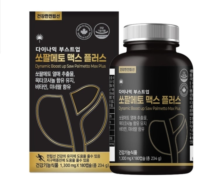 힐링팩토리 쏘팔메토 맥스 플러스, 활력 넘치는 하루를 위한 선택