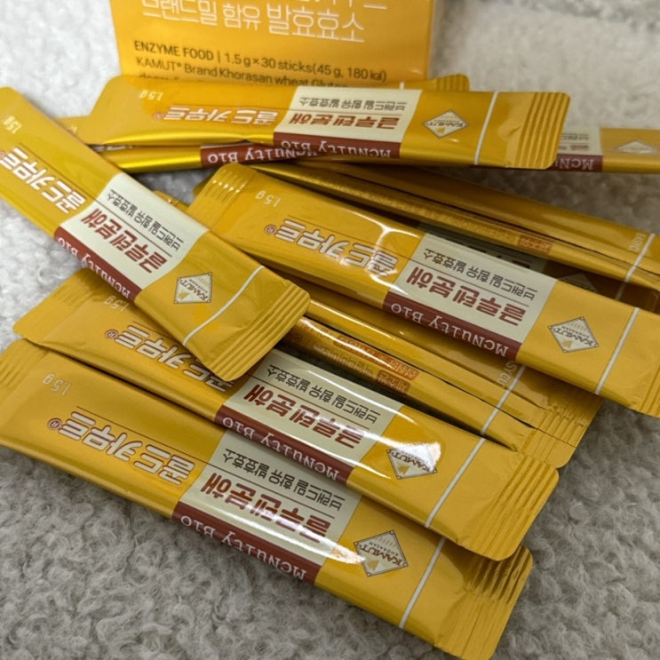 맥널티바이오 - 글루텐 분해 골드 카무트 브랜드밀 발효효소 맛있는 효소 추천