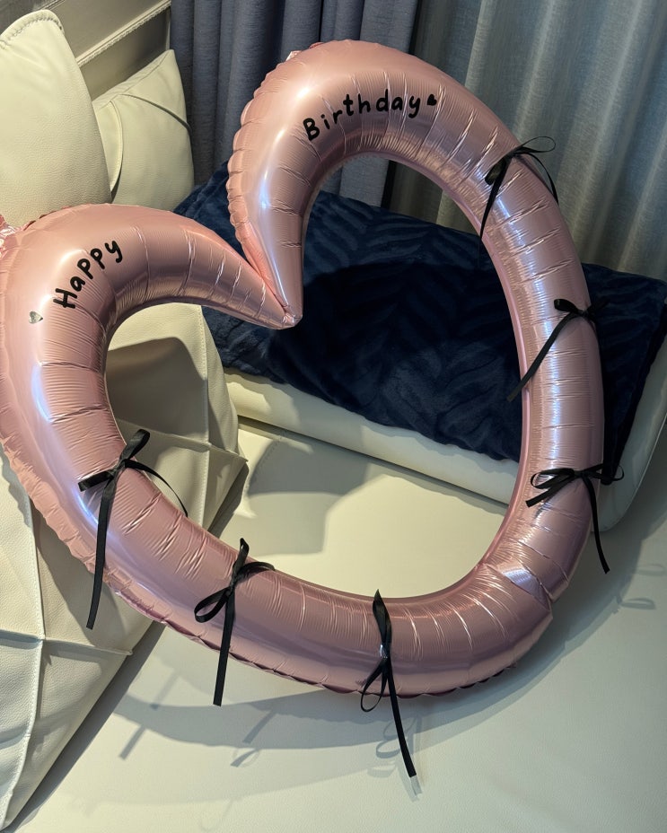 생일 기념일 프로포즈 준비 파티야 파티용품 하트풍선