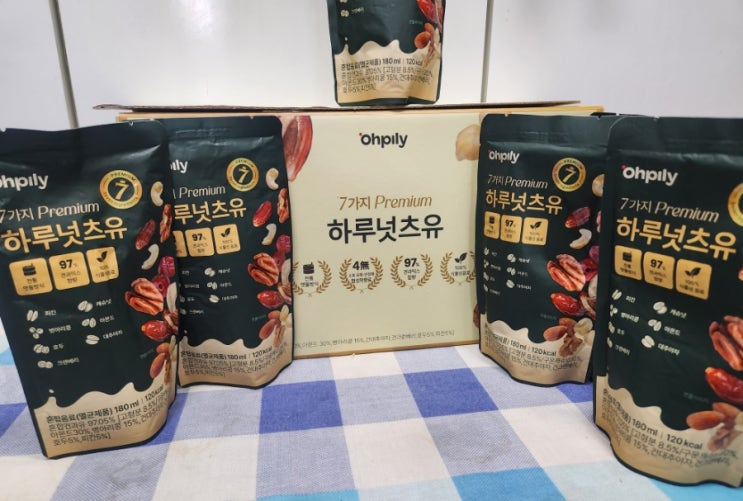 다이어트음료 아몬드우유 오필리 하루견과 하루넛츠유 유당불내증도 가능