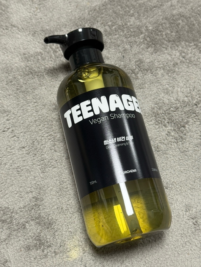 청소년샴푸 추천 OURCHEMI 틴에이저 비건 샴푸 700mL｜사춘기청소년샴푸로 데일리 두피케어