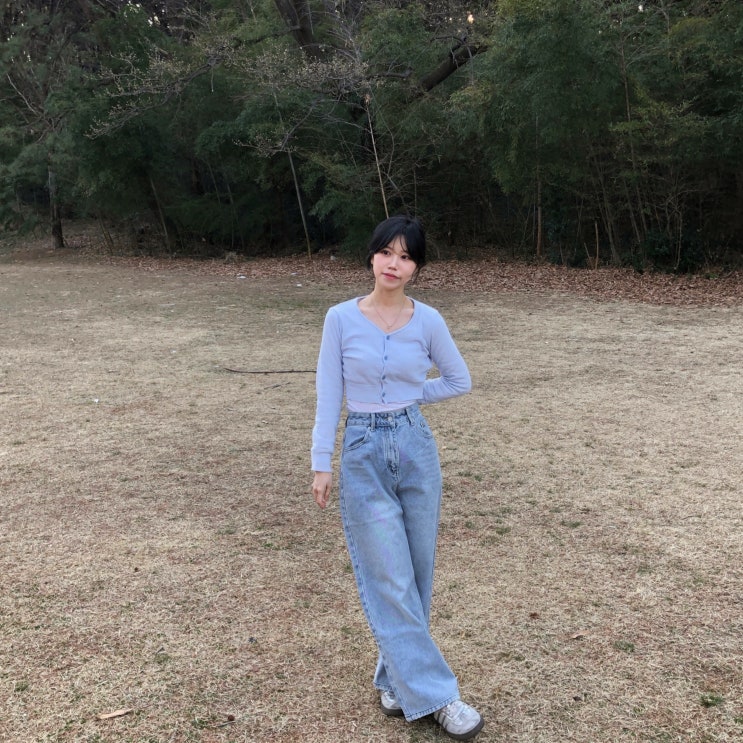 스탠다드에러 | 캣샌드 레인 워싱 와이드 데님팬츠 라이트 인디고
