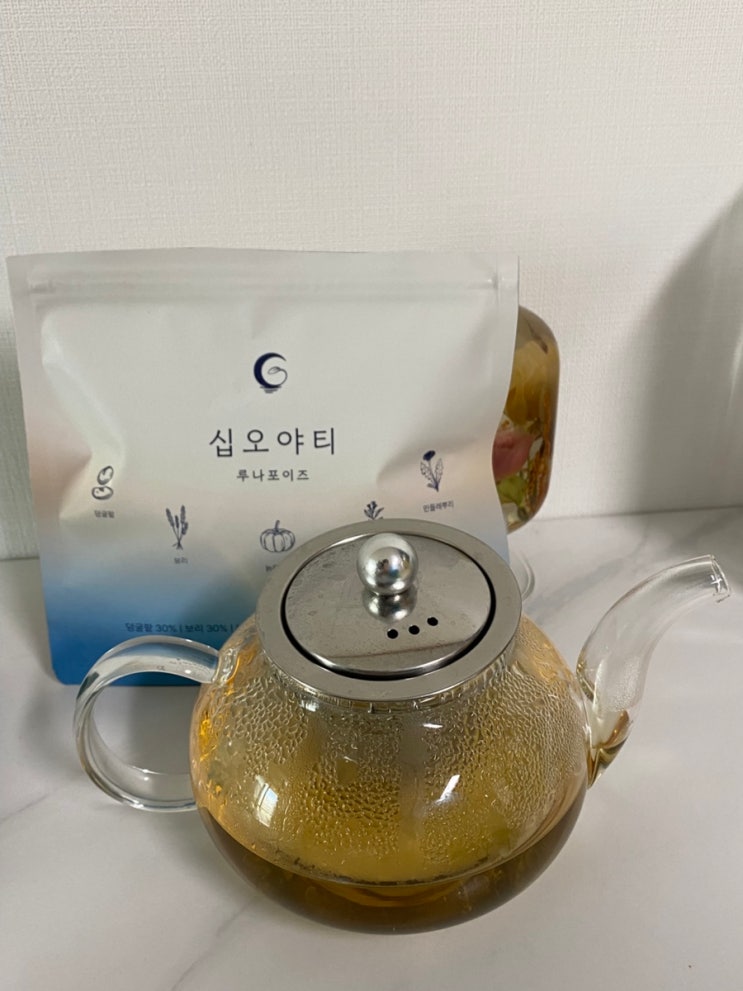 붓기차 지아이에프티 십오야티 루나포이즈 차 마시는 습관