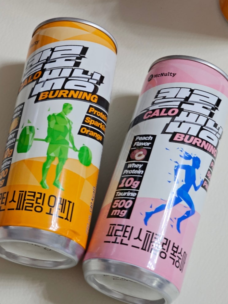 맥널티 칼로버닝 스파클링 프로틴 단백질 보충제 음료 칼로버닝