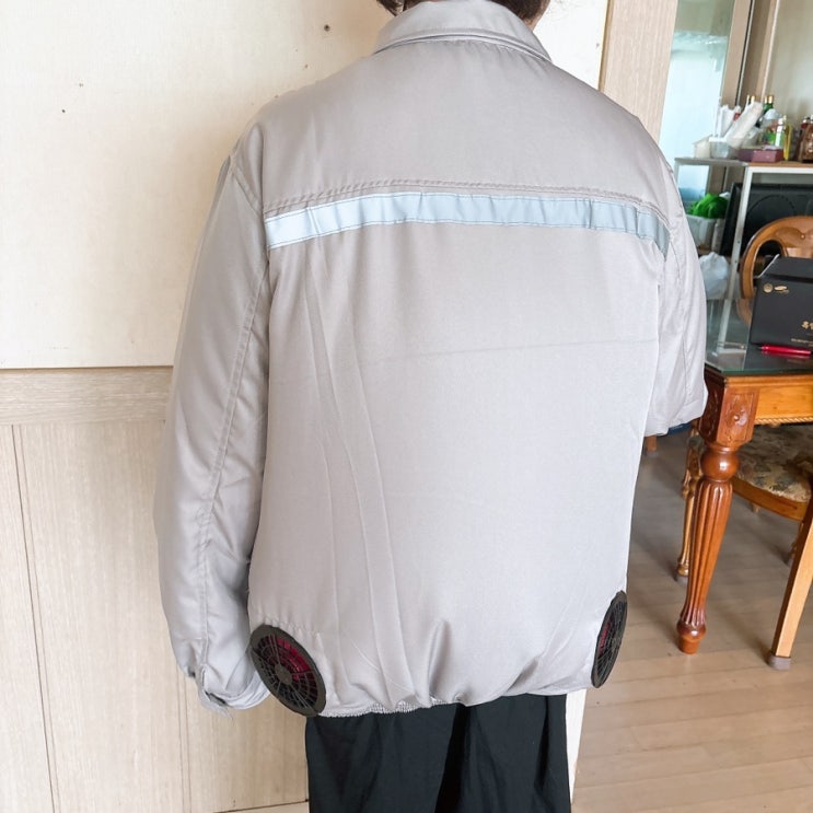 오레프 더운여름 시원한 선풍기작업복👍