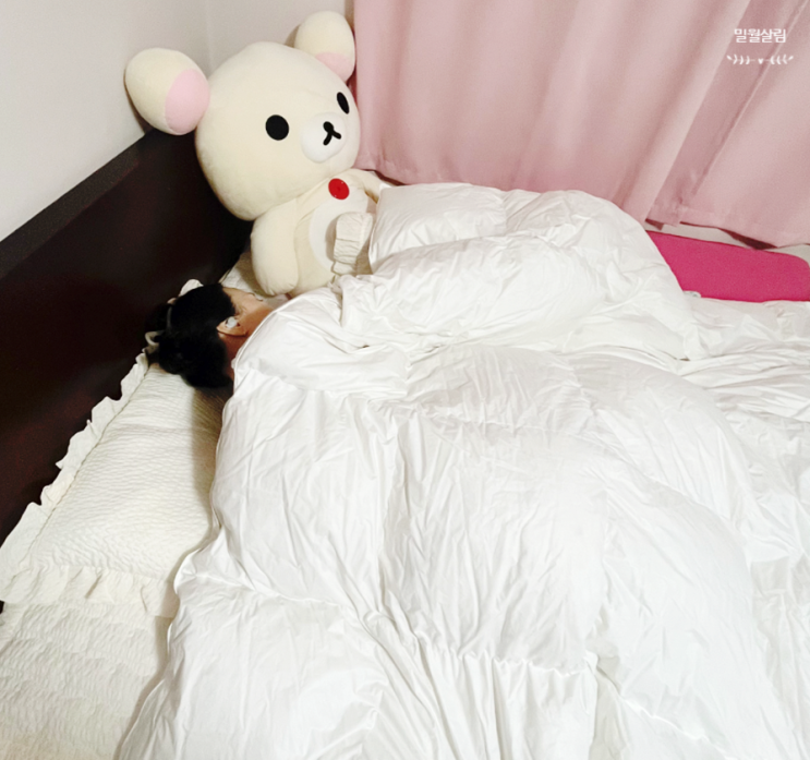 신혼부부이불 호텔침구 라우페데른 구스이불 한달 사용 후기 세탁법