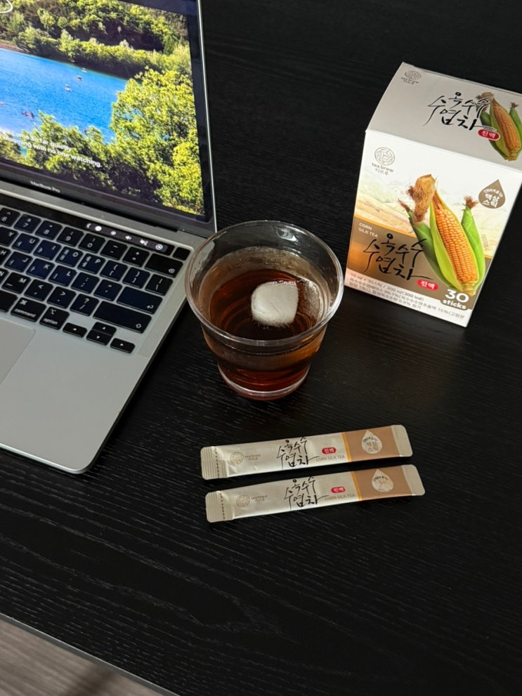 간편하고 맛있는 맥널티 티브루 옥수수수염차 진액 추천