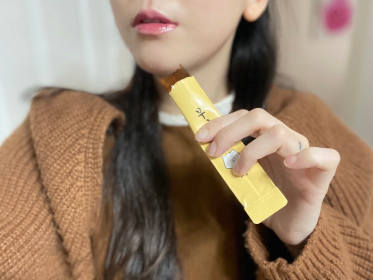 부었을 때 가볍게 챙기기, 부었냥 스틱 젤리 호박티니아 솔직 섭취 후기
