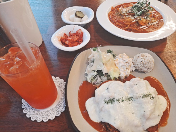순천 오천동맛집 크림퍼프 고구마치즈 돈까스
