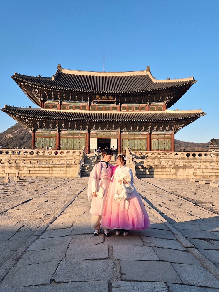 경복궁 한복대여 "나예한복" 헤어스타일링까지 후기