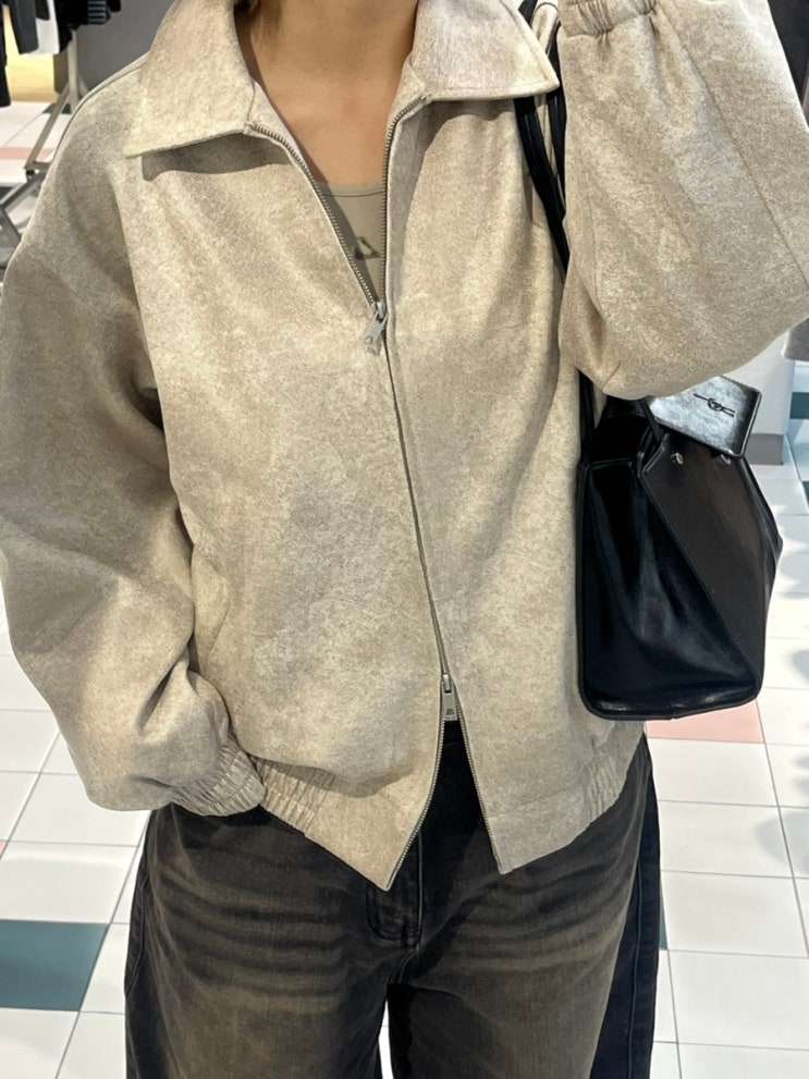 🖤 스탠다드에러 스웨이드 자켓 리뷰