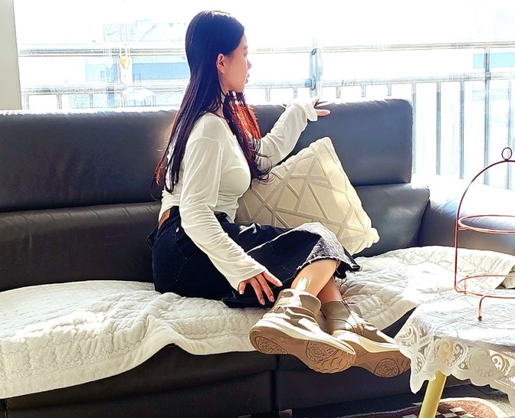 여성 양가죽 앵클부츠 코디 타린로즈 라이트 밸런스 추천