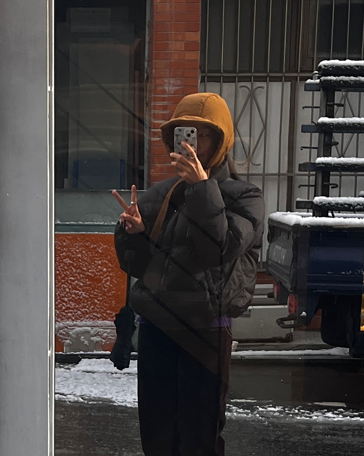 첫눈 낭만☃️🫶🏻💨🤍⛄️