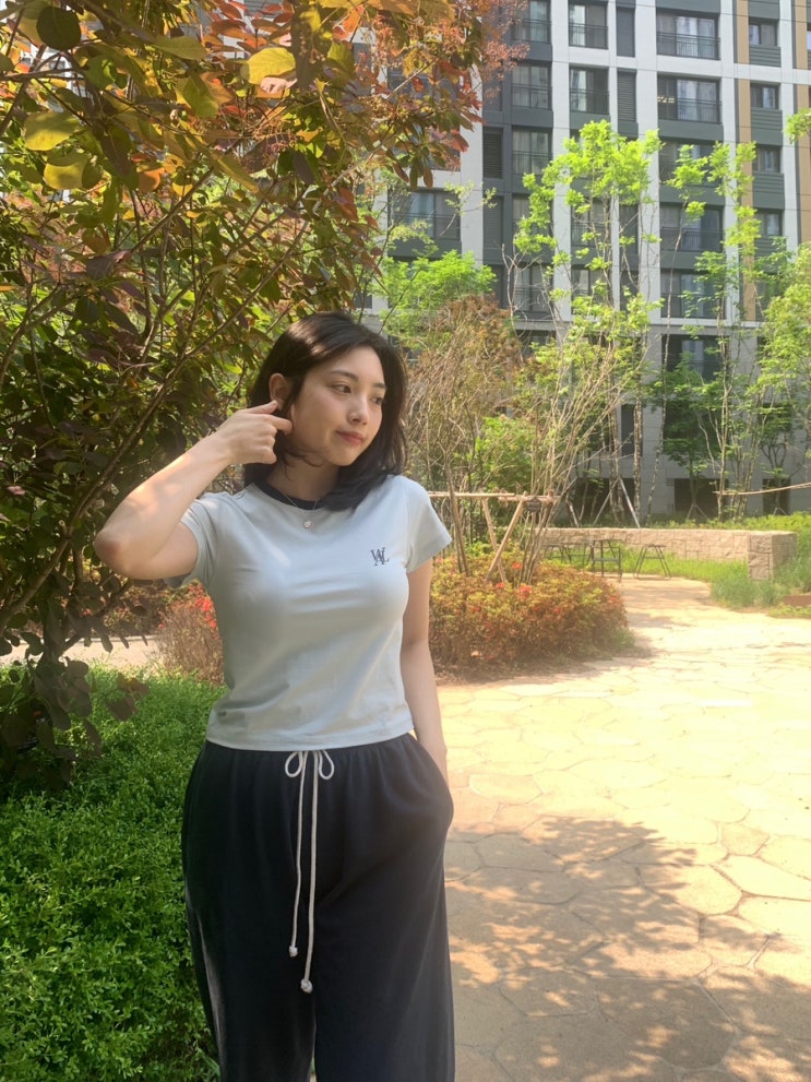 우알롱 Wooalong 25SS 신상 반팔티셔츠 데일리룩 필수템 리뷰
