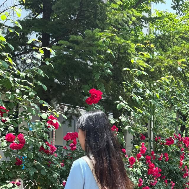 @hello_oooooj on Instagram: "🩵 여름에는 시원하게 쿨니트로 

#광고 #아이러니포르노화이트라인 #아이러니포르노 #IRONYPORNO #IRONYPORNOWHITELINE #남여공용 #니트 #반팔니트 #여름니트 #Knit  #니트추천"