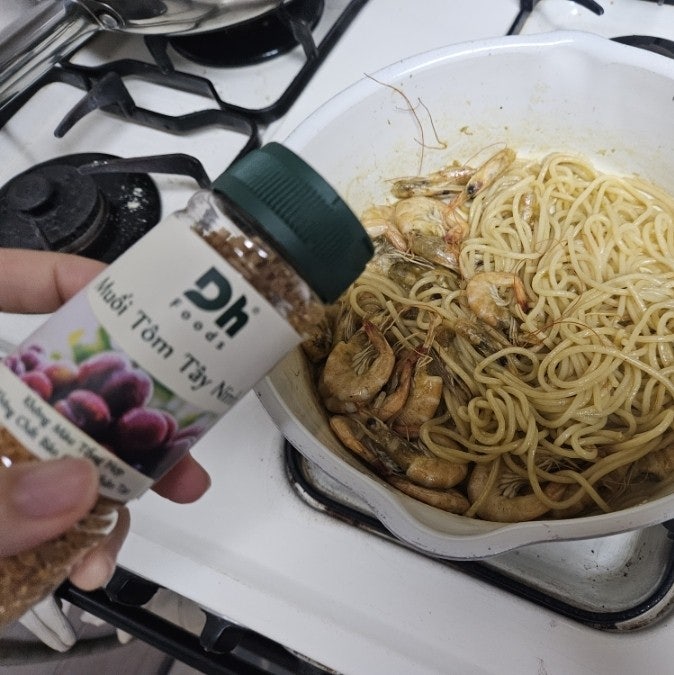 DHfoods 떠이닌 새우 소금 쉬림프 오일 파스타