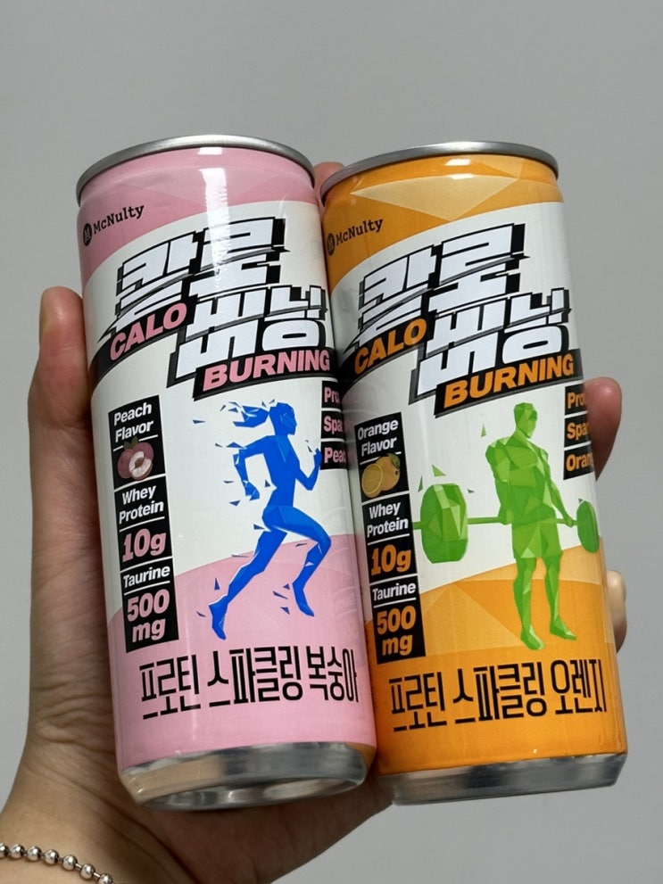 운동후 갈증날 때는단백질탄산음료! <맥널티 칼로버닝 프로틴 스파클링음료> 제로슈가로 상큼하게 단백질 보충가능