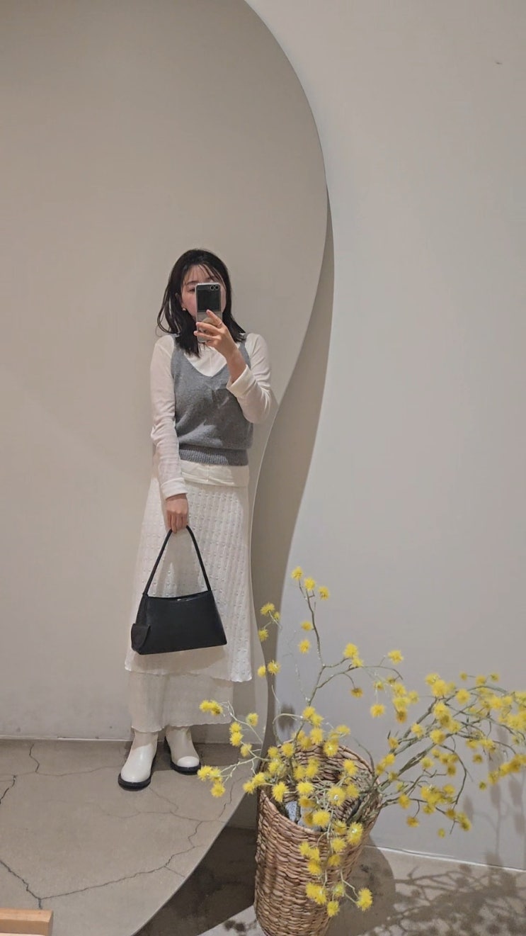 오사와 트라이 키링 레더 숄더백 데일리백