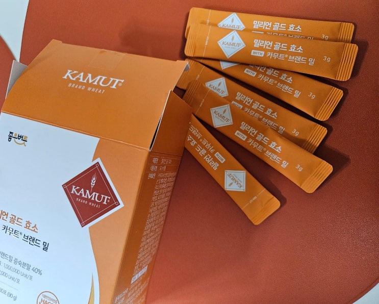 카무트 효소 , 밀리언 골드 효소 with 카무트® 브랜드 밀