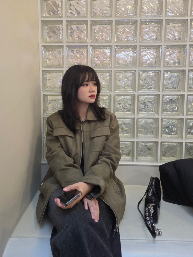 [아이러니포르노]스웨이드 자켓 후기(+인하대 용현동 데이트 맛집)
