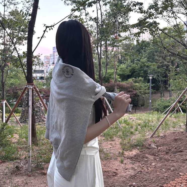 스트릿한 감성을 살린 맨투맨 '스탠다드에러 IRT174 유니섹스 미니 SE로고 서클 맨투맨'