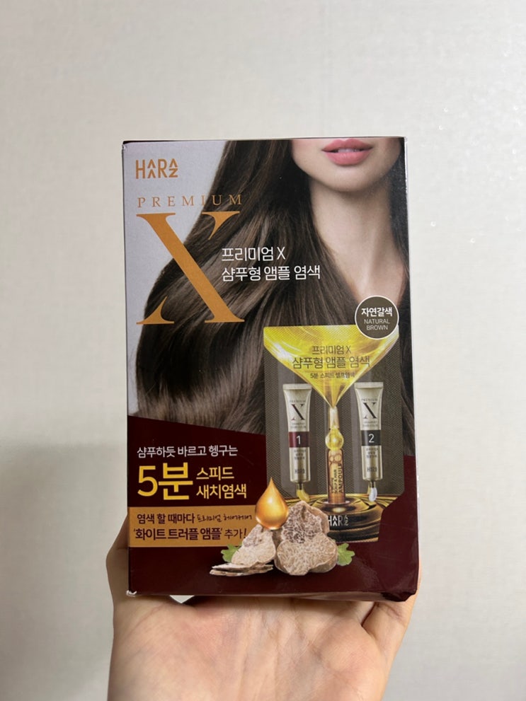 스피드 새치염색이 가능한 샴푸형 앰플 염색 추천