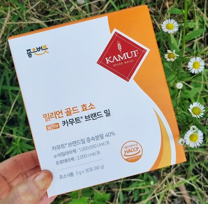 몸에좋은카무트효소추천~!좋은버릇 밀리언골드효소 WITH 카무트브랜드밀 이에요~!