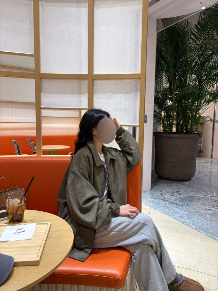 여성 간절기아우터, 스웨이드 자켓 브랜드 스탠다드에러 블루종 자켓 착용후기