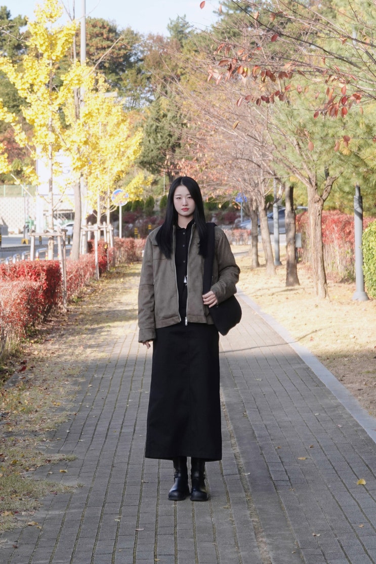 아이러니포르노 화이트라인 남여공용 레더아우터 스웨이드 자켓