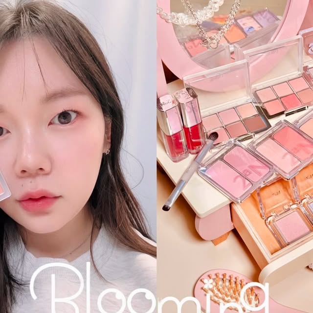 Park mint on Instagram: "광고 투에이엔에서 갖고 싶던 제품들 이렇게 다 모아보기😍 블루밍가든 컬렉션을 비롯하여 코덕답게 평소 추천하는 색상들을 모두 가져와봤어요 🌸듀얼치크 쥬시피치
