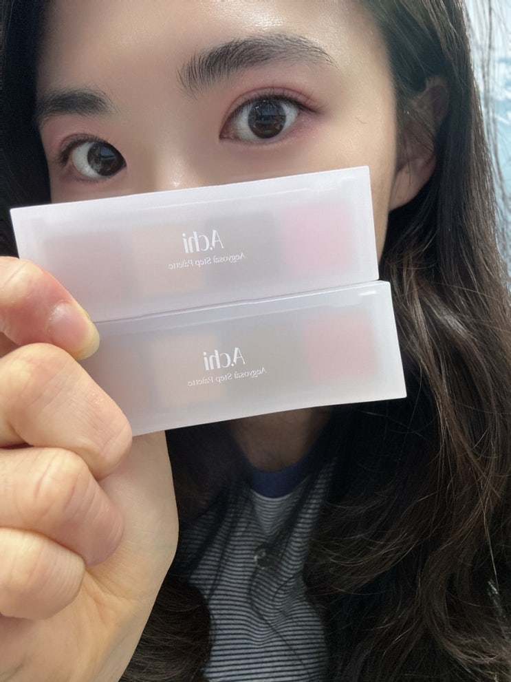 여쿨라이트의 애교살팔레트 추천HEMEKO Lab. 에이치 애교살 스텝 팔레트 ( 피치 스텝, 베리스텝 ), 애교살 스텝 듀얼 브러쉬 후기