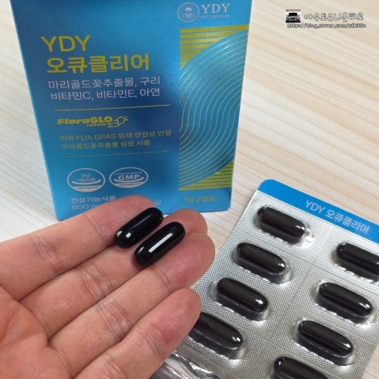 눈에좋은영양제 루테인 YDY 오큐클리어 약들약 루테인 강추