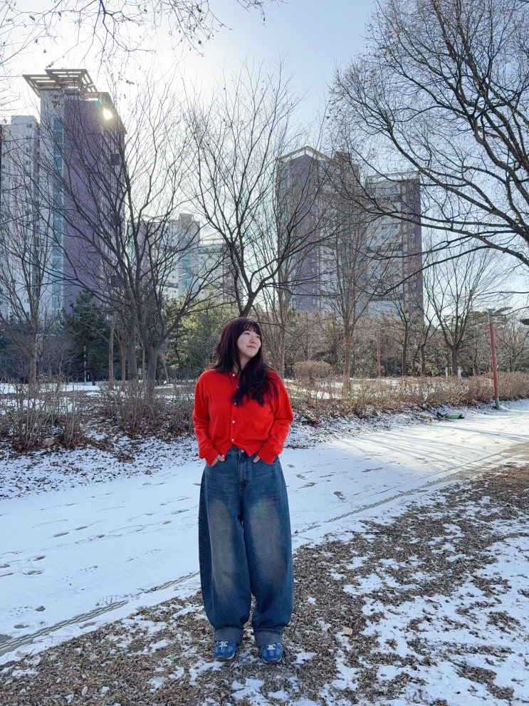 스탠다드에러 벌룬핏 워싱 와이드 데님 팬츠 솔직 후기 👖