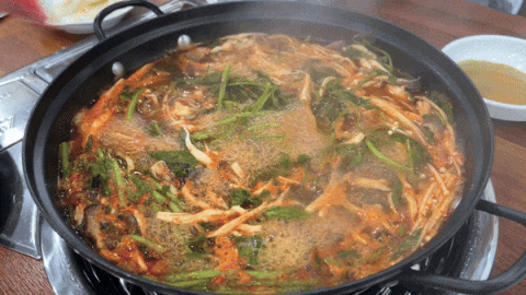 파주샤브칼국수 얼큰시원한 버섯 칼국수 금릉역 근처 맛집