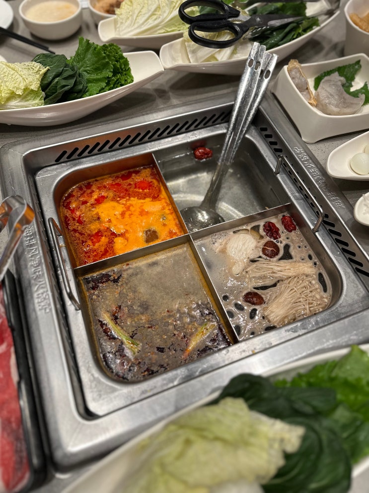훠궈 맛집 부산 하이디라오 방문 후기 가격 소스 팁