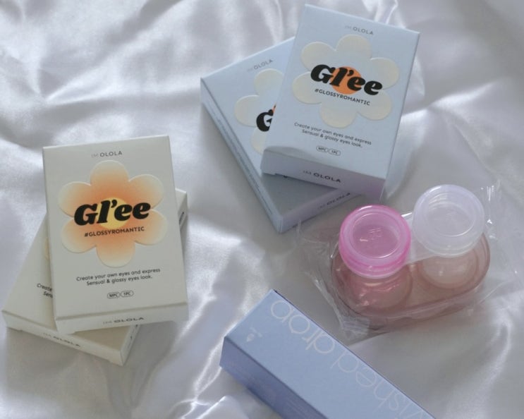오로라 렌즈 NEW신제품 [GLEE]브라운,그레이 데일리로 좋은 한달용 렌즈 추천