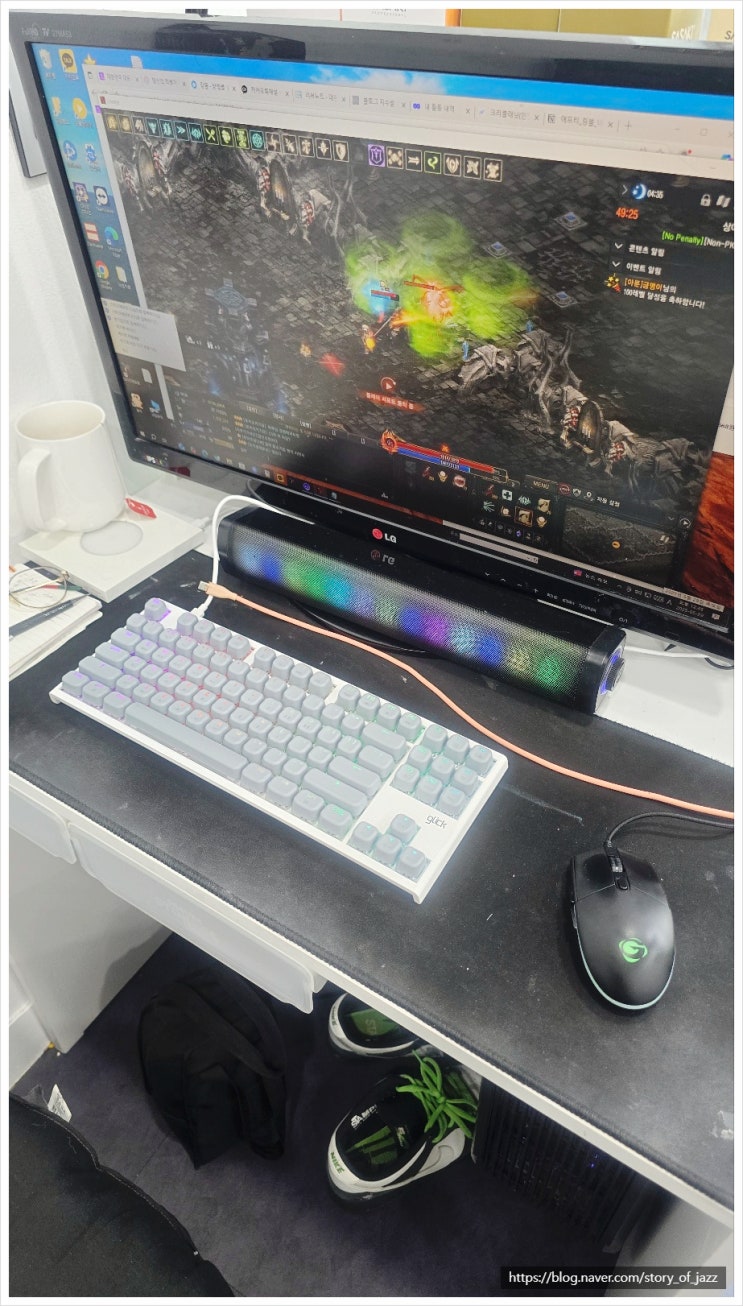 저소음 키보드 찾는다면 지클리커로 조용하고 부드러운 타건감