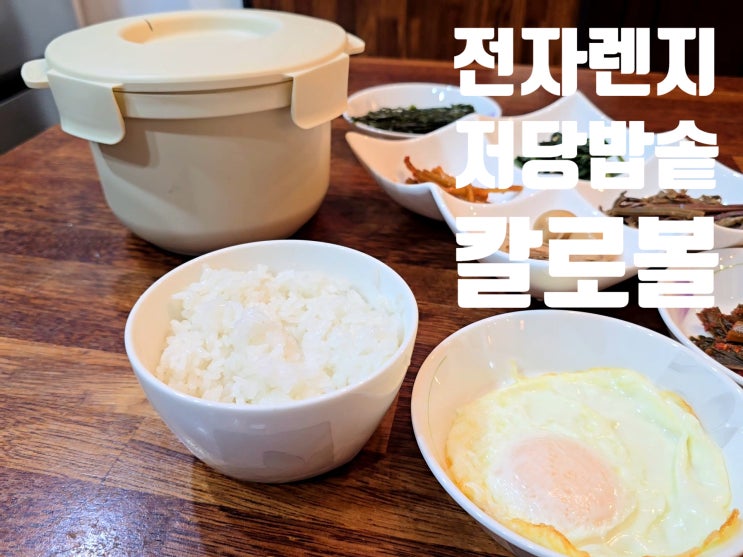 전자렌지 저당밥솥 칼로볼 자취생 전자레인지 찜기