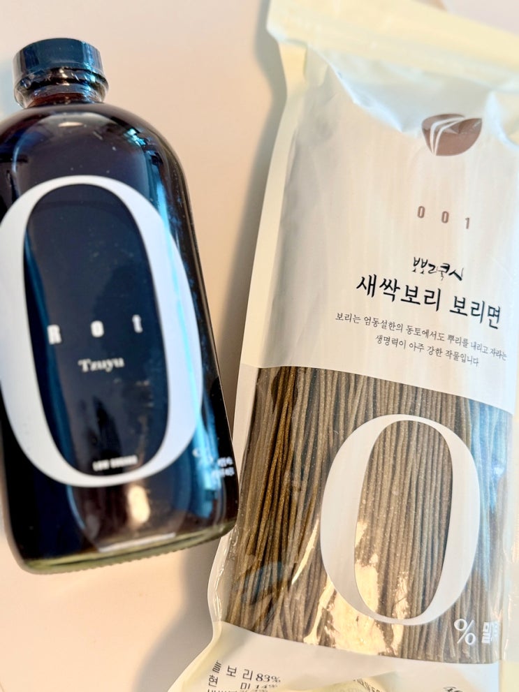 [보리로푸드] 보보리쿡시 오롯한 저당 쯔유 & 보리면으로 최화정 국수만들기