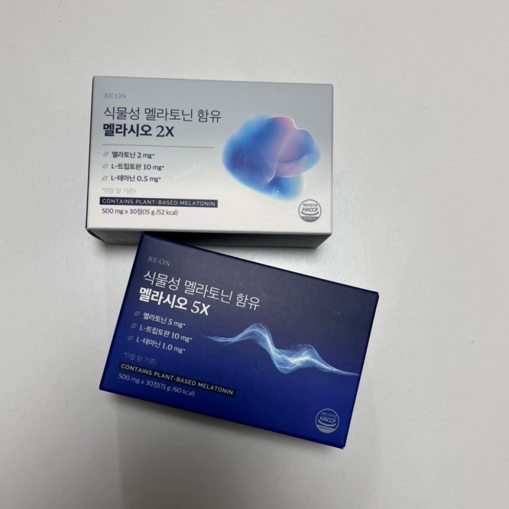 수면영양제 찾는다면 식물성멜라토닌 갱년기불면증에는 [리온] 멜라시오2x&5x 1+1패키지 수면 영양제