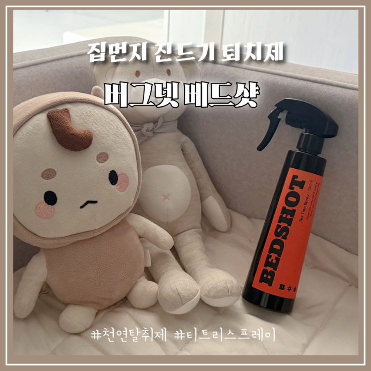 우리 아이 피부를 위한 5성급 호텔식 관리 천연 진드기 퇴치제 버그넷 베드샷 솔직 후기