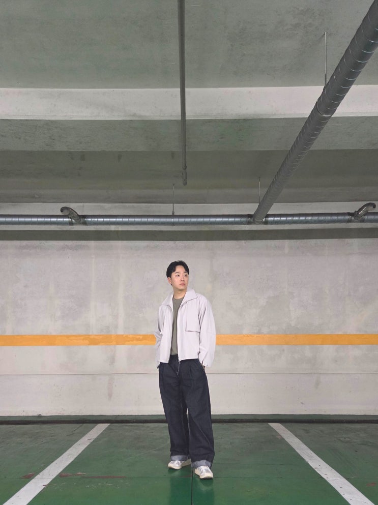 남자 가을자켓 아우터 코디 / 아이러니포르노 화이트라인 / 86-IRO241