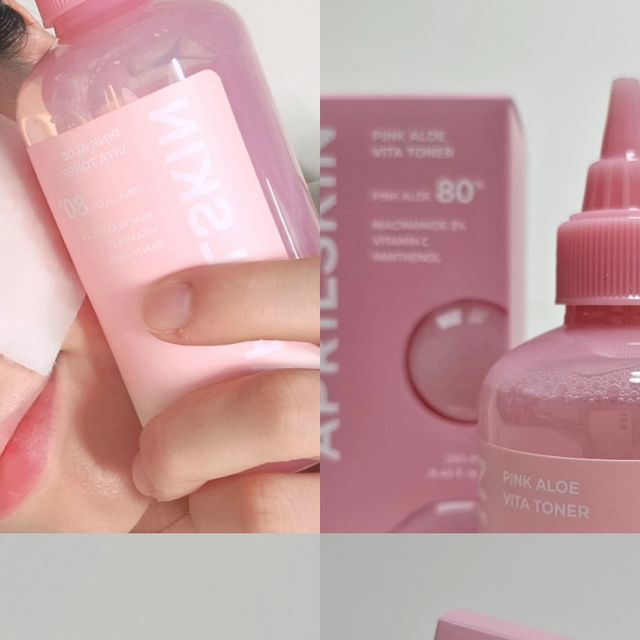 𝐁𝐨 𝐤𝐲𝐮𝐧𝐠 on Instagram: "#광고 

🩷에어프릴스킨 핑크알로에 비타토너🩷가 출시되어 사용해보았어요.
본품과 패키지가 제가 좋아하는 러블리한 핑크색이여서 너무 맘에 들었지모에요😊
패키지 디자인도 중요하지만,
내용물이 그에 못지않게 좋아야겠죠?!

핑크알로에비타토너가 트러블 진정에 좋은 이유는⁉️

✅️핑크알로에 80% 함유된 핑크알로에를 통째로 넣은 진정 토너 
✅️트러블 피지 흔적 방어 토너
✅️속부터 겉까지 트러블잡는 8겹 진정레이어링
✅️흡토부터 토너팩까지 200% 활용 가능
✅️뾰족캡으로 손에 닿지 않고 유효성분을 바로 흡수시키는 특수캡 
 ✅️민감 피부도 안심하고 사용할 수 있는 약산성 저자극 토너

사용감은 끈적이지않는 산뜻한 워터제형이라 흡토,닦토,토너팩 등 다양한 방법으로 활용할수있답니다.
촉촉한 수분은 쑤욱! 피부 트러블 진정토너 추천해요:)

@aprilskin_korea
#에이프릴스킨 #핑크알로에 #핑크알로에토너 #비타토너 #토너 #스킨 #저자극토너 #진정토너 #약산성토너 #피부진정 #피지 #피지제거 #알로에 #데일리토너 #토너추천 #피지개선"
