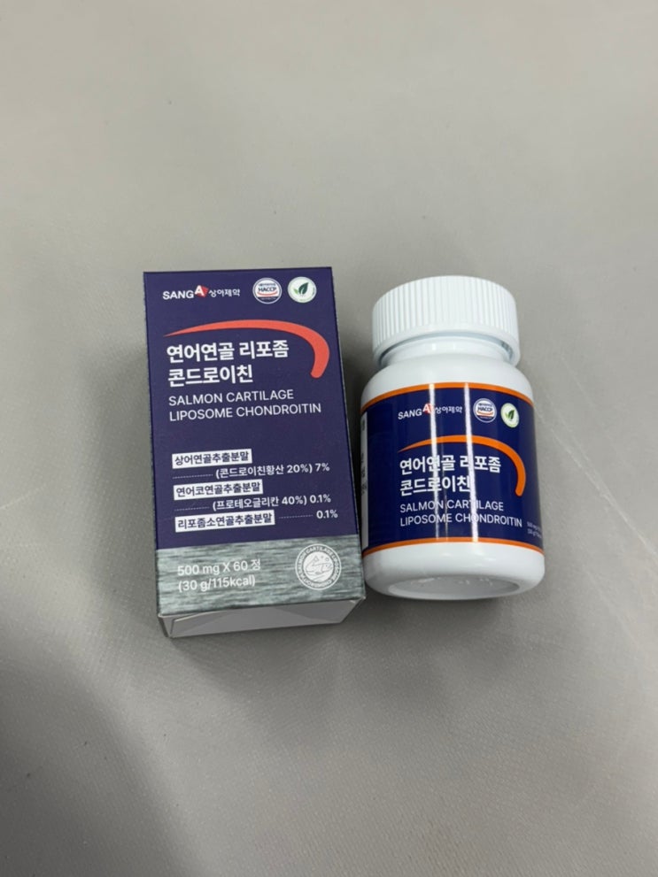 상아제약 연어연골 리포좀 콘드로이친 500