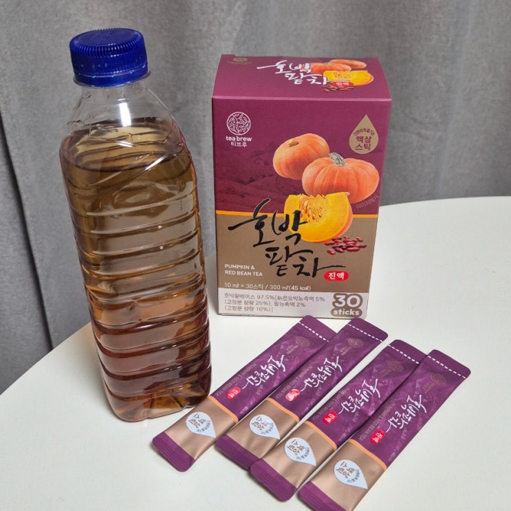 붓기차로 효과좋은 맥널티 티브루 호박팥차 솔직후기