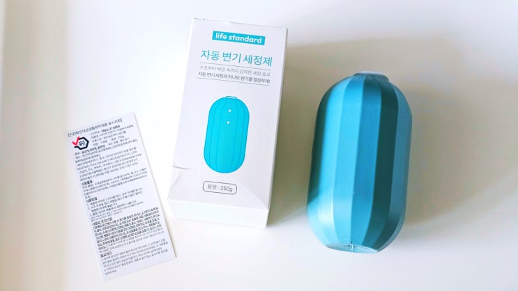 악취를 줄여주는 푸른색 라이프스탠다드 퐁당변기세정제