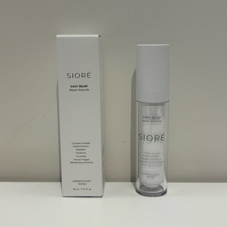 시오레 , siore, 시오레데일리릴리프리페어앰플, 시오레앰플, 진정앰플, 앰플추천, 시오레세럼, 세럼추천