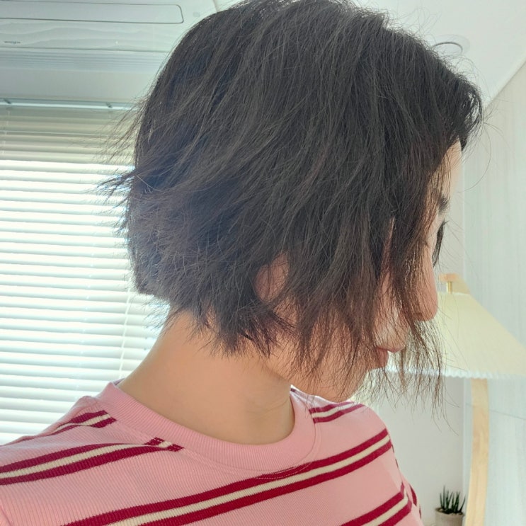 내 머리에서는 레몬사탕 향기가 나🍋 미용실 헤어 에센스 핑크 고스트 사용 후기