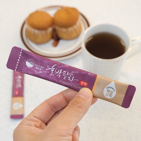 호박팥차 물대신 간편하게 맥널티 티브루 액상차 30개입